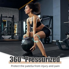 Silicone Patella Knee Band for Basketball Patella Tendon Support Knee Pain Ru…