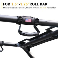 RERPRO UTV ATV Roll Bar Grab Handles Grips Compatible with Polaris RZR Black
