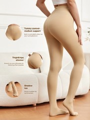 Women’s Compression Pantyhose Closed Toe High Waist Support Stockings 15-20mmHg