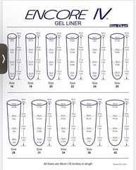 Thermo ply Encore IV prosthetic Liner. 6mm front. 3mm back. New. Size 18