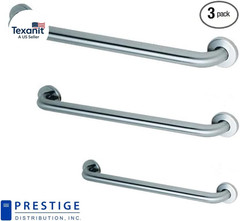 Commercial Grab Bar Bundle for Commercial Restrooms – ADA Compliance – 1.5″ Diam