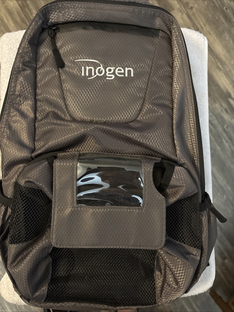 Inogen One G5/Rove 6 BackPack Spare Battery Storage Gray Padded