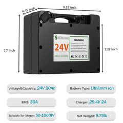 24V 12Ah 20Ah Lithium Battery 24Volt Battery for Children’s Toy Cars, Wheelchair