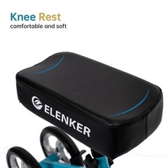 Deluxe Medical Aid Knee Scooter Steerable Knee Walker Wheelchair Stand up Knee