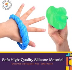 Resistive Therapy Putty for Adults and Teens – 4 Soft Colors for Hand Strength