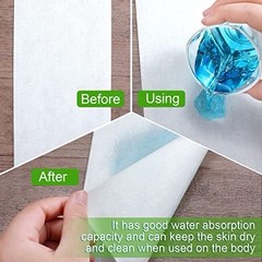 25 Feet Skinfold Dry Sheet, 2 Rolls Soft Absorbent Pads