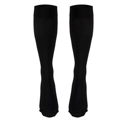 Truform 15-20 mmHg Compression Stockings for Men and Medium (1 Pair), Black