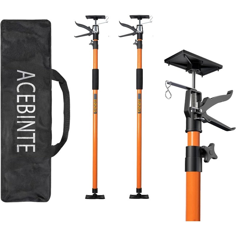 2PK Steel Telescopic Adjustable 3rd Hand Support System Supports up to 154 lbs