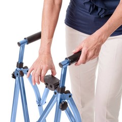 Stander EZ Fold and Go Walker – Cobalt Blue