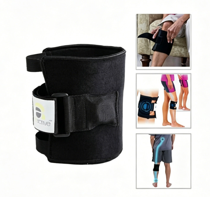 BeActive Plus Acupressure Brace 2-Pack, Leg Knee Calf Pain Relief Support