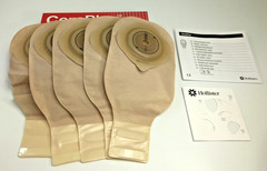 5 Hollister® 8195411 CeraPlus™ Convex Ostomy Pouch Exp 2030