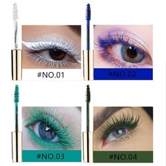 Roseflower Colored Mascara Sets – 12 Waterproof Colors Pink Purple Blue White