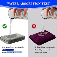 Breathable Cotton Wristbands 1Pc – Sweat-Absorbent for Men & Women Sports