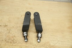 PAIR Caster Forks for Quickie Pulse 6 / 5 Q500M Q300M Zippie ZM-310 Power Chairs