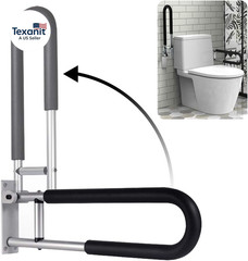 Handicap Grab Bars Rails 23.6 Inch Toilet Handrails Bathroom Safety Bar Hand Sup