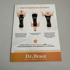Dr Brace Size XX Large Performance Level 3 Game Changing Knee Brace