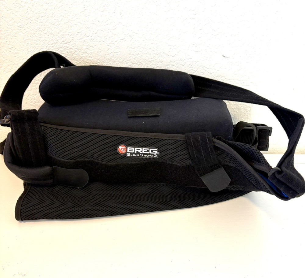 Breg SlingShot 2 Shoulder Brace Support Immobilization Sling Size L Black