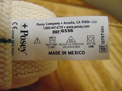 Posey Gait & Transfer Belt No. 6556 Cream & Green Stripe 60″ x 2″
