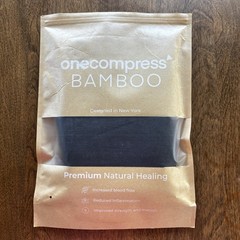 Onecompress Bamboo Foot Compression Sleeve Size 2XL Black Open Box NEW