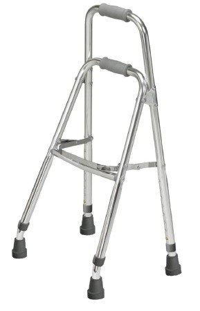 drive Hemi Side Step Folding Walker Aluminum 300 lb Limit 29.5-37 Inch -1 Count