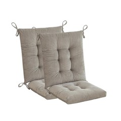 Makimoo Outdoor Patio Cushion, Rocking Chair 20 inches x 17.5 inches, Grey