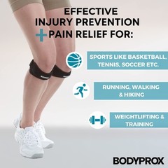 Bodyprox Patella Tendon Knee Strap 2 Pack Knee Pain Relief Support Brace Hik