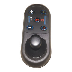 Electric Wheelchair Joystick Controller 4 Pin Wire Air Hawk Fold & Go, W/Bracket