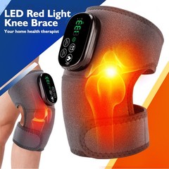 Electric Knee Massager Shoulder Brace with Red Light Therapy 5 Heating Levels US