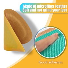 4 Pair Leather Boots Heel Grips Liner Cushions, Shoe Filler Inserts for Brown