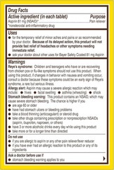 BAYER Aspirin Pain Reliever LOW DOSE 81mg, 120 enteric coated tablets – 1 pack