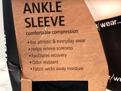 Copper Wear Ankle Sleeve Men Women size L Large Comfortable Compression READ