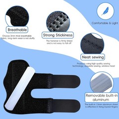 Dual Pack Adjustable Finger Splints for Arthritis & Injuries – Comfort & Support