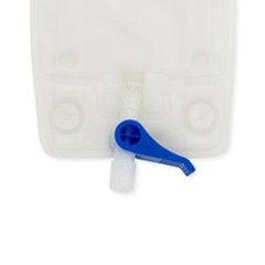Hollister Urinary Leg Bag, Anti-Reflux Valve, 900 mL, Vinyl, Box of 10