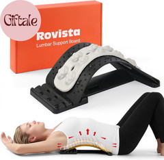 Premium Back Stretcher for Lower Back Pain Relief – 4-Level Adjustable Lumbar Su