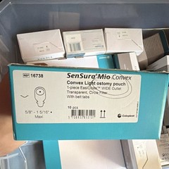 Coloplast SenSura Mio Convex Light Drainable Pouch 16738 10 pcs