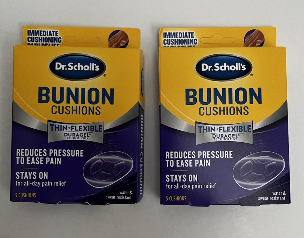 Dr Scholls BUNION Cushions HYDROGEL 5 ct ( 2 pack ) New In Package