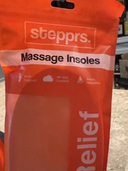 Stepprs Massage Insoles New In Packaging Men’s Size 11 Women 12