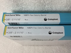 10 Coloplast SenSura Mio 10571 Flex Ostomy Barrier 3/8″-2-11/16″ (2 boxes of 5)