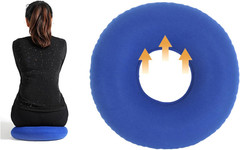Inflatable Seat Cushions Inflatable Hemorrhoid Pillows Breathable Donut Pillow f