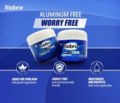 Pack Of 2-60Gr Yahve – Yodora Clsico Cream Deodorant Gentle Formula For