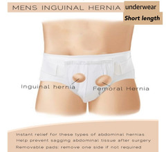 Hernia Support Underwear Inguinal Truss Boxer shorts pants Removable pads NHS UK
