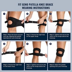 Knee Brace Support Neoprene Patella Stabilizing Compression Straps Adjustable US