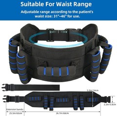 Gait Belt Transfer Belts with 7 Handles Nursing for Seniors Elderly Patient