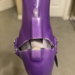 AFO Orthosis Cusom Purple- Kids- Hard Plastic – Foot Ankle Brace- Right Foot