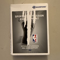Bauerfeind Sports Compression Knee Support NBA – Lightweight Large, Black- USED