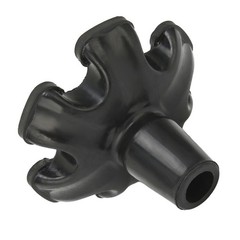 Cane Tips 6 Pillar Design Nonslip Rubber 19mm Crutch Tips with Walking for Stick