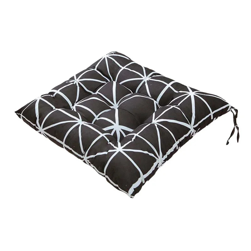 40cm Square Seat Cushion, Chair Cushion, Thickened Linen Chair Backrest Pillow,