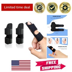 Dual Pack Adjustable Finger Splints for Arthritis & Injuries – Comfort & Support