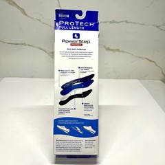 Powerstep Protech Full Length Normal Arch Insoles Size C M 6-6.5, W 8-8.5