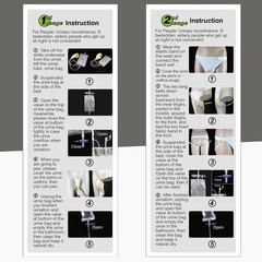 Men’s 2000ml Wearable Urinal System – Lightweight & Convenient for Mobility